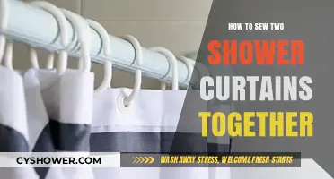 Easy DIY Guide: Sewing Two Shower Curtains Together Seamlessly