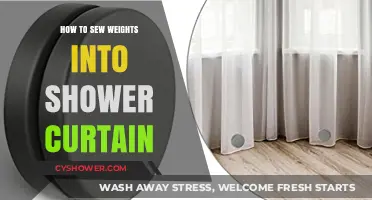 Sewing Weights into Shower Curtains: A Step-by-Step DIY Guide