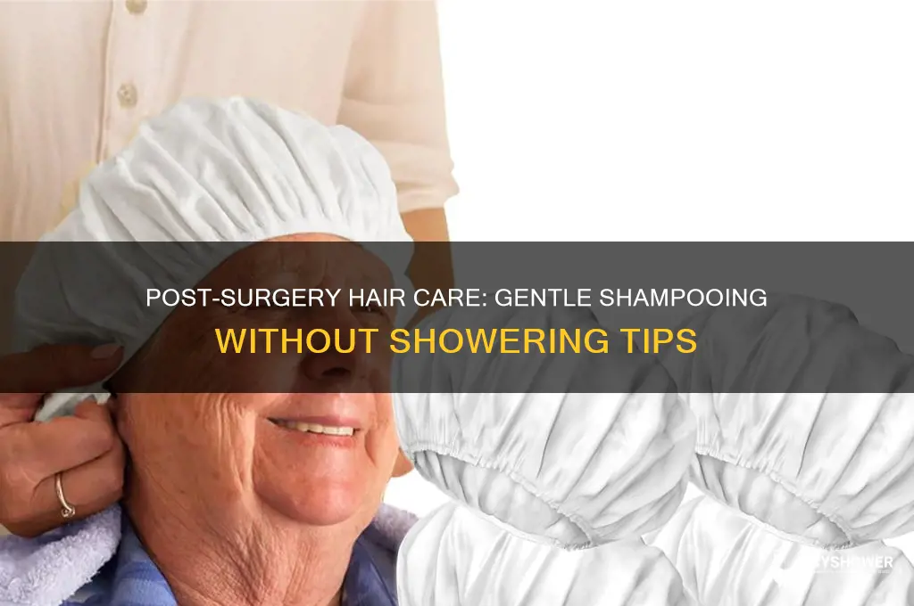 how to shampoo hair after surgery when you cannot shower
