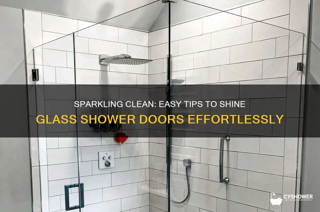 how to shine glass shower doors