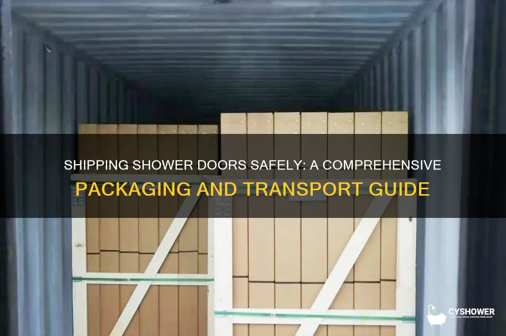 how to ship shower door