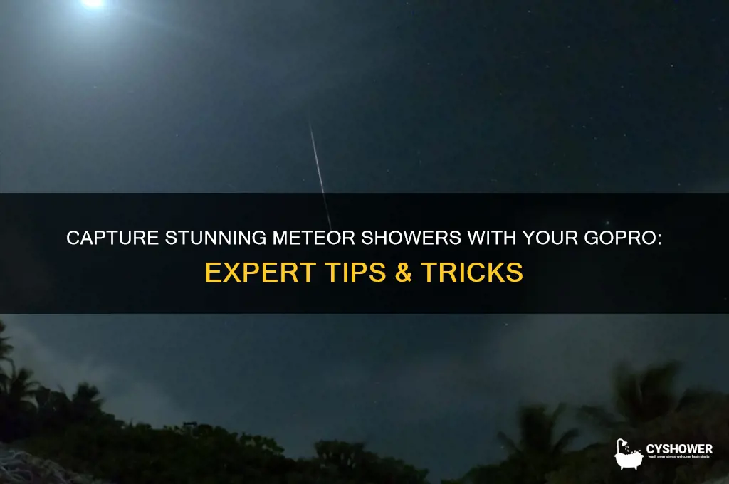how to shoot meteor shower with gopro