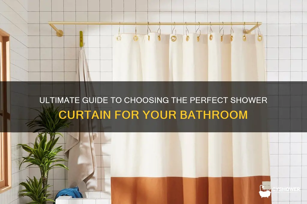 how to shop for shower curtains