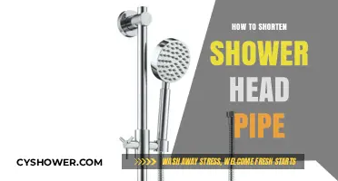 Quick Guide to Shortening Your Shower Head Pipe Easily