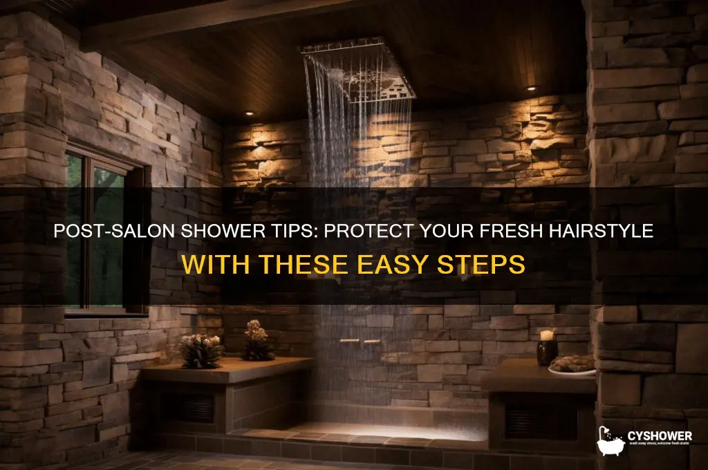 how to shower after getting your hair done