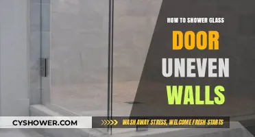 Shower Glass Door Installation: Solutions for Uneven Walls