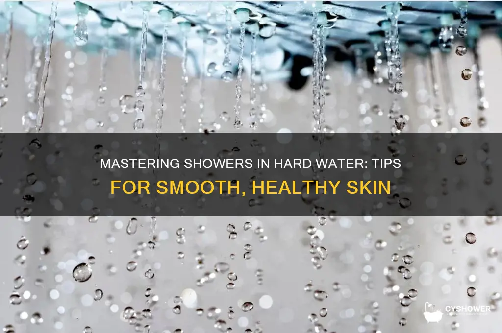 how to shower in hard water