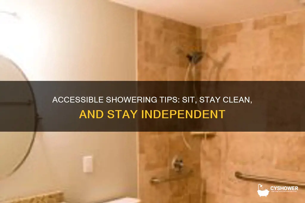 how to shower when you can 