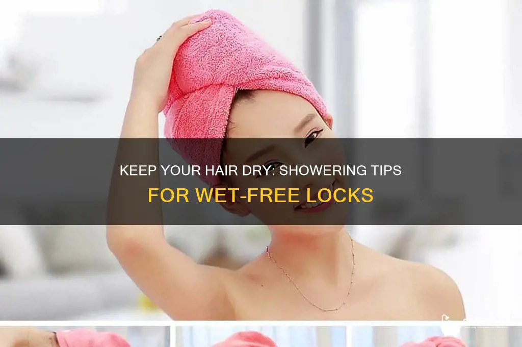 how to shower without getting hair wet