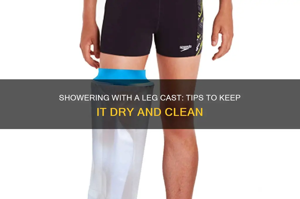 how to shower without getting leg cast wet