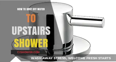 Quick Guide: Turning Off Water Supply to Your Upstairs Shower
