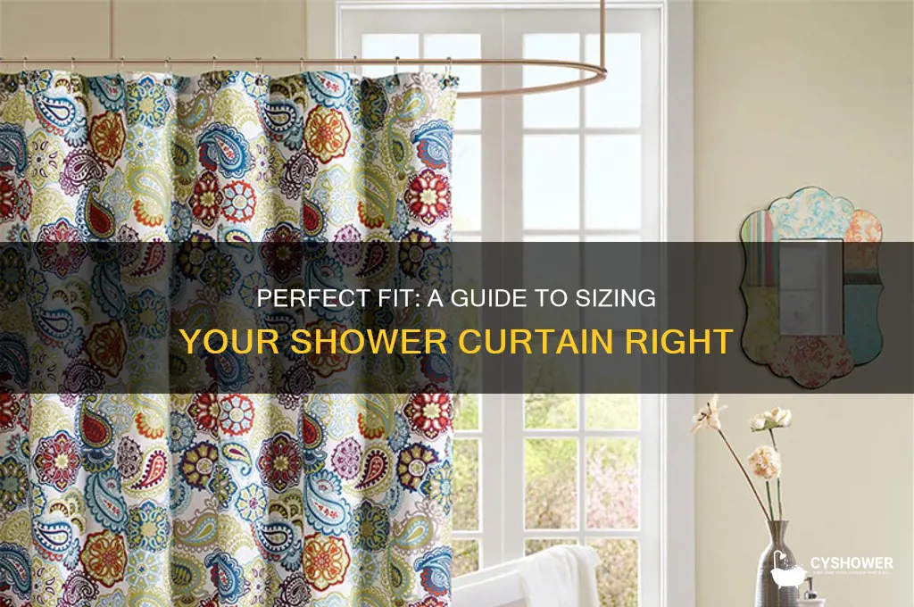 how to size a shower curtain