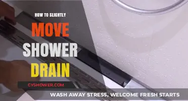 Easy Steps to Adjust Your Shower Drain Position Slightly