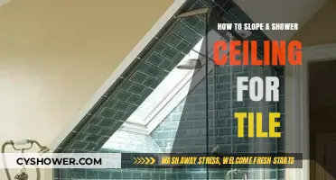 Slope Your Shower Ceiling Perfectly for Tile Installation: A Guide