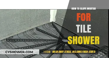 Mastering the Art of Sloping Mortar for a Perfect Tile Shower