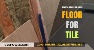 Mastering Shower Tile Installation: Sloping the Floor for Perfect Drainage