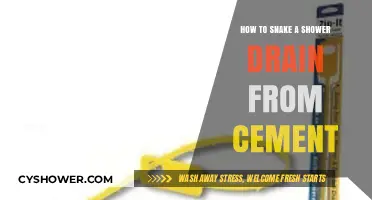 DIY Guide: Clearing Cement-Encased Shower Drains with a Snake