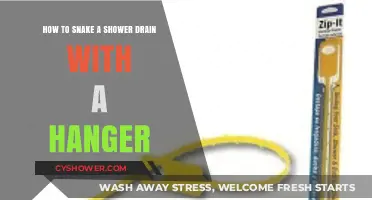 DIY Drain Rescue: Snake a Shower Drain with a Hanger Easily