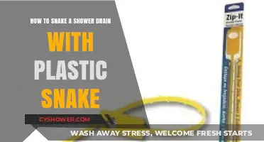 Easy DIY Guide: Clearing Shower Drains with a Plastic Snake