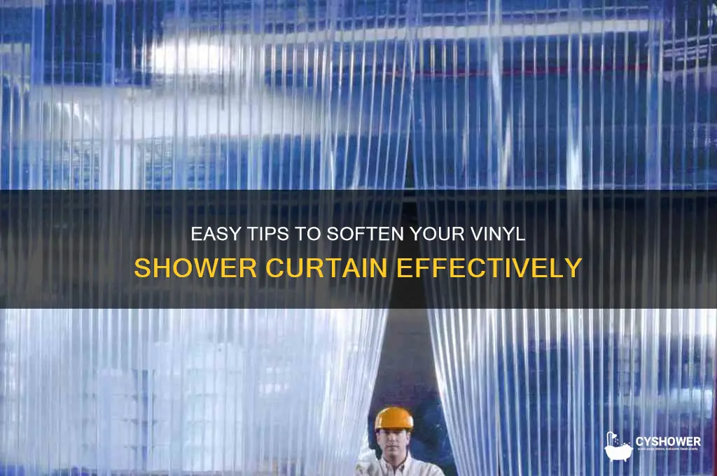 how to soften a vinyl shower curtain