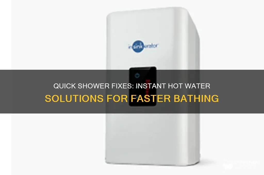how to speed up hot water to shower