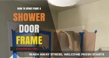 DIY Guide: Spray Painting Your Shower Door Frame Like a Pro