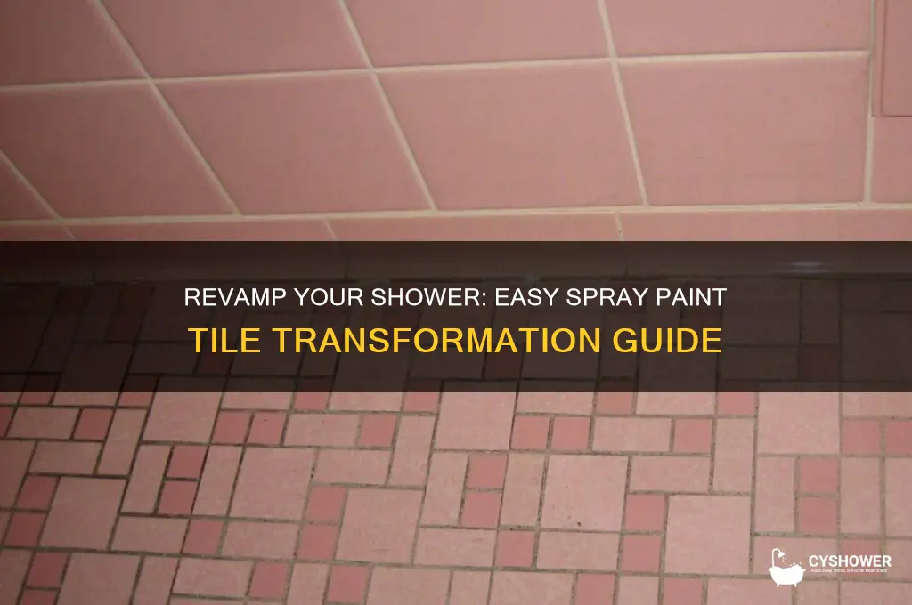 how to spray paint shower tile