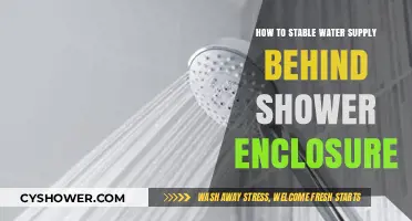 Ensuring a Stable Water Supply Behind Your Shower Enclosure