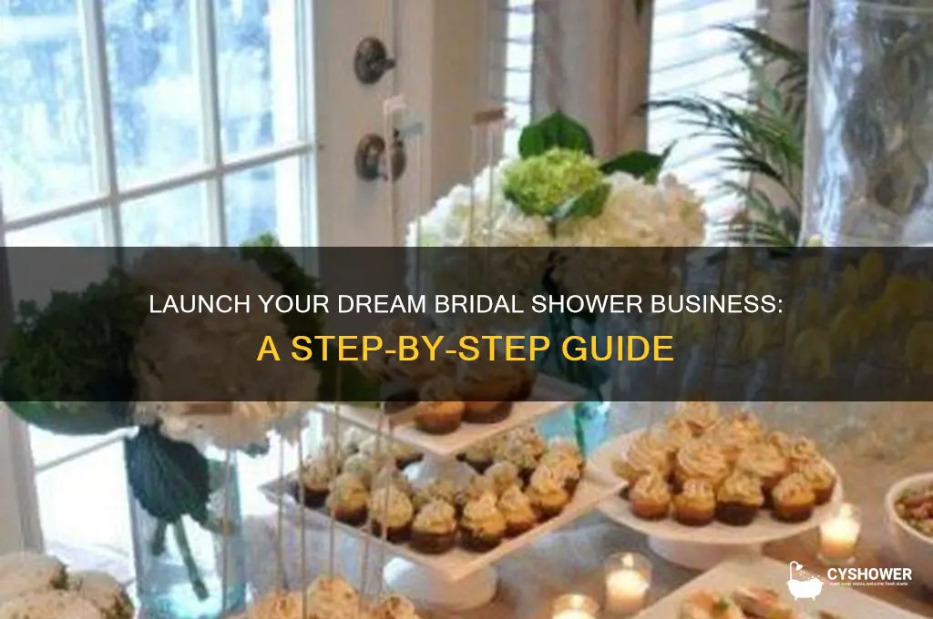 how to start a bridal shower business