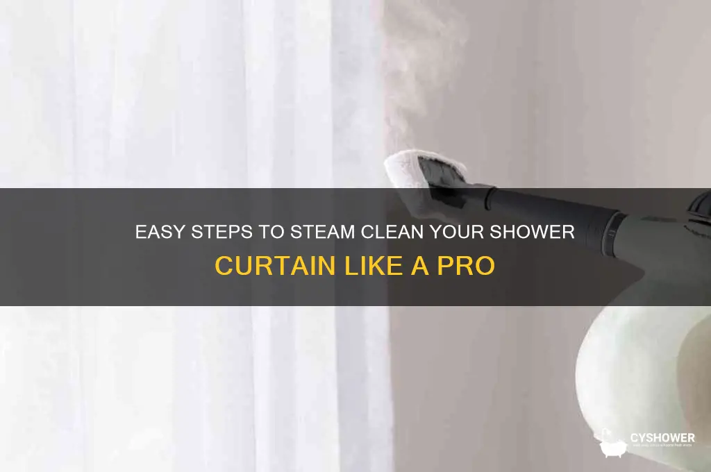 how to steam a shower curtain