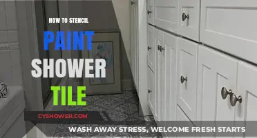 Stencil Paint Shower Tile: Easy DIY Bathroom Makeover Guide