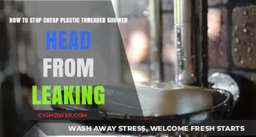 Fix Leaky Shower Head: Stop Cheap Plastic Threaded Leaks Fast
