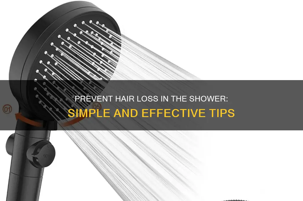 how to stop hair loss in shower