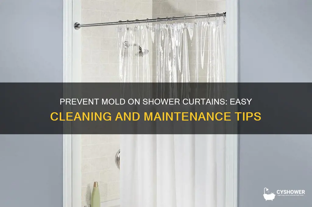 how to stop mold from growing on shower curtain