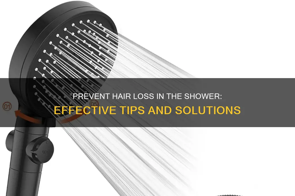 how to stop my hair falling out in the shower