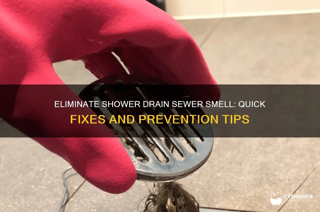 how to stop sewer smell from shower drain