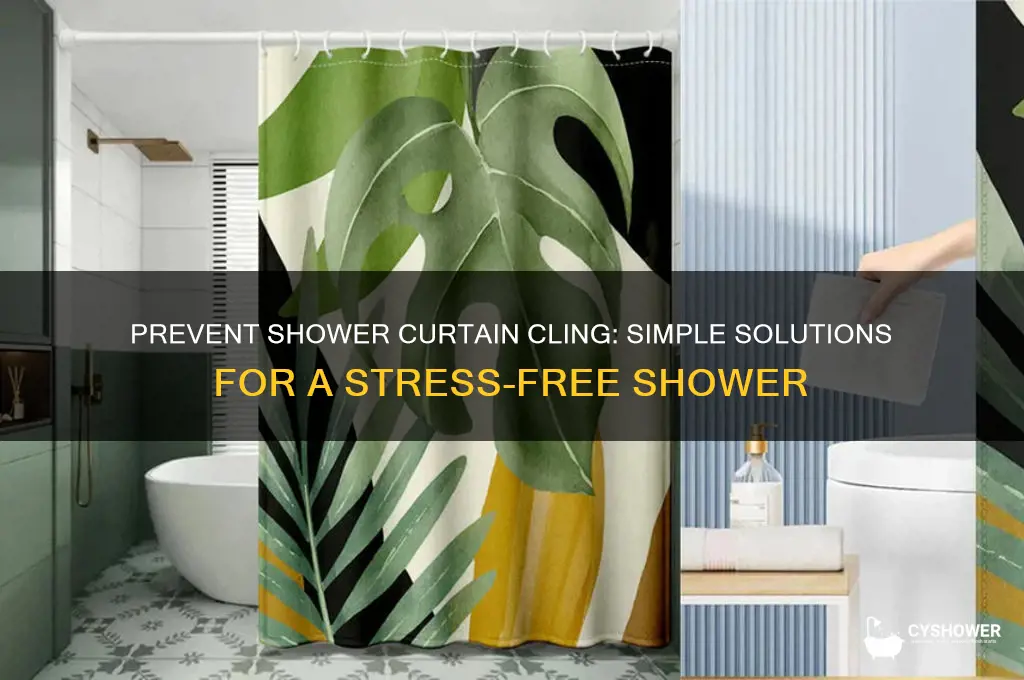 how to stop shower curtain effect