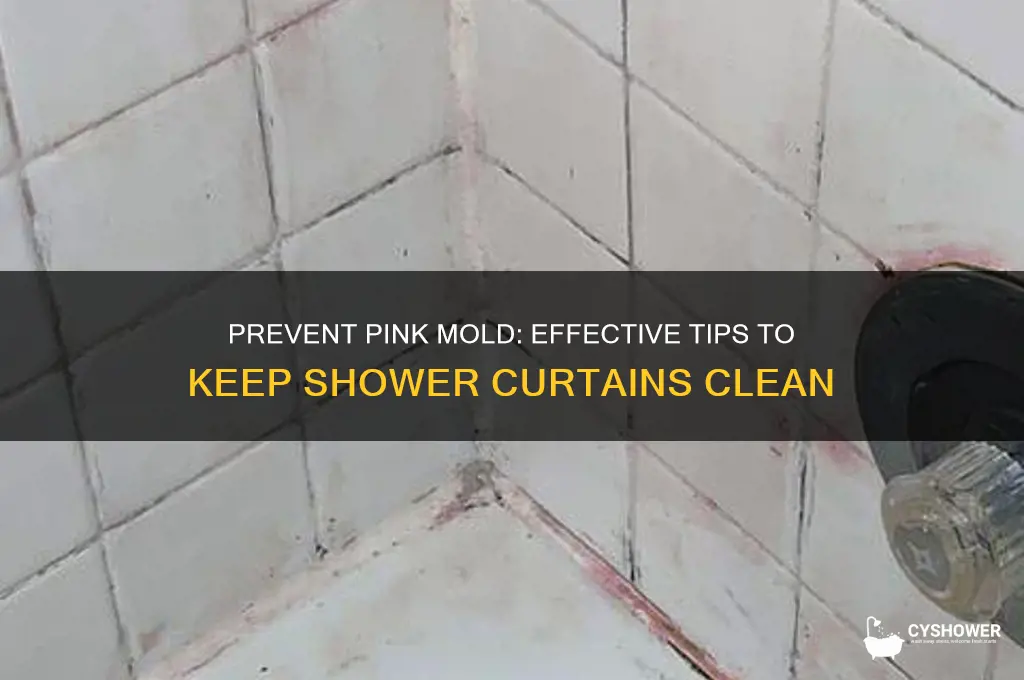 how to stop shower curtain from turning pink