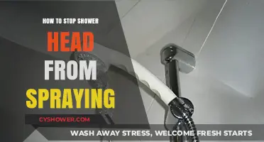 Fix Your Shower Head: Stop Spraying and Enjoy a Steady Stream