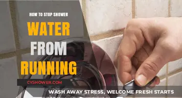 Fix Your Shower: Simple Steps to Stop Water Running