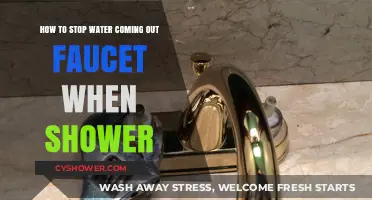 Fix Leaky Faucets: Stop Water Flow When Showering Easily