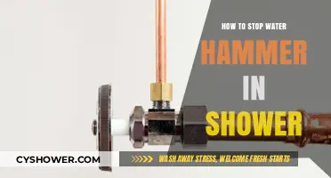 Prevent Water Hammer Noises in Your Shower: Quick and Easy Fixes