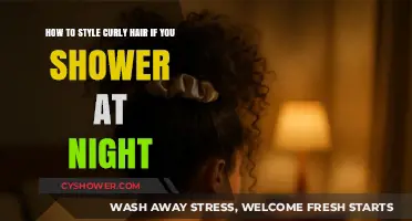 Nighttime Shower Tips: Styling Curly Hair for Perfect Morning Definition