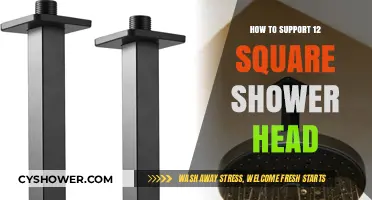 Supporting Your 12-Inch Square Shower Head: A Comprehensive Guide