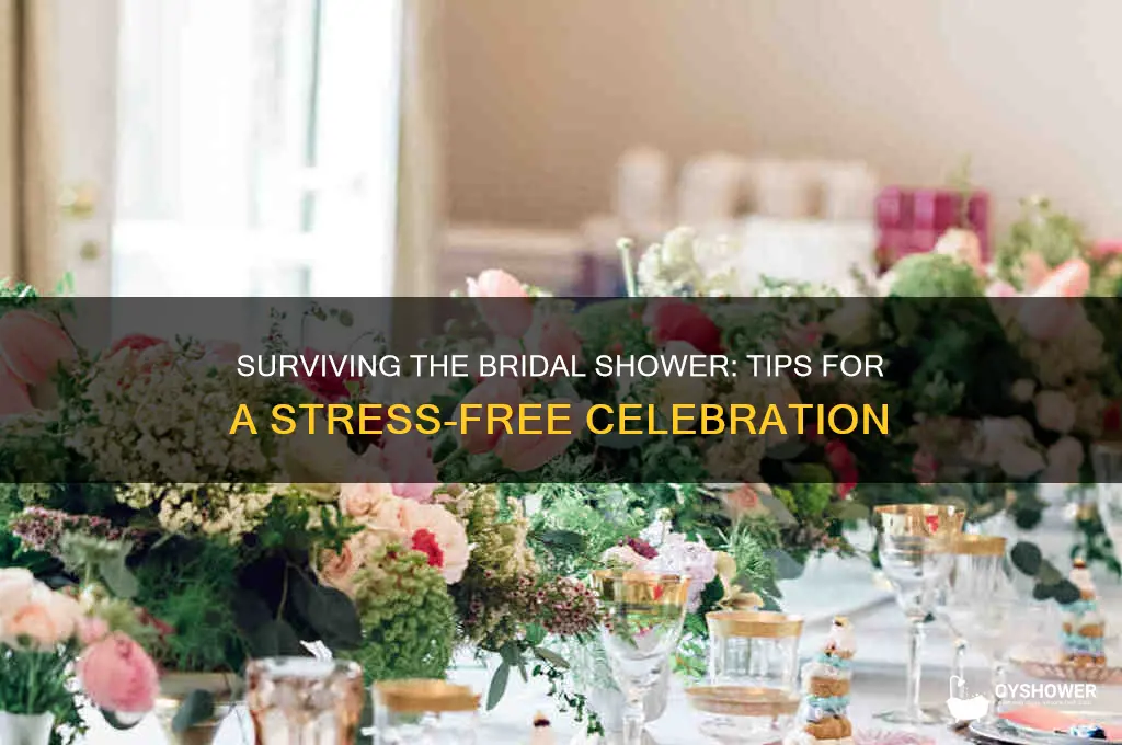 how to survive a bridal shower