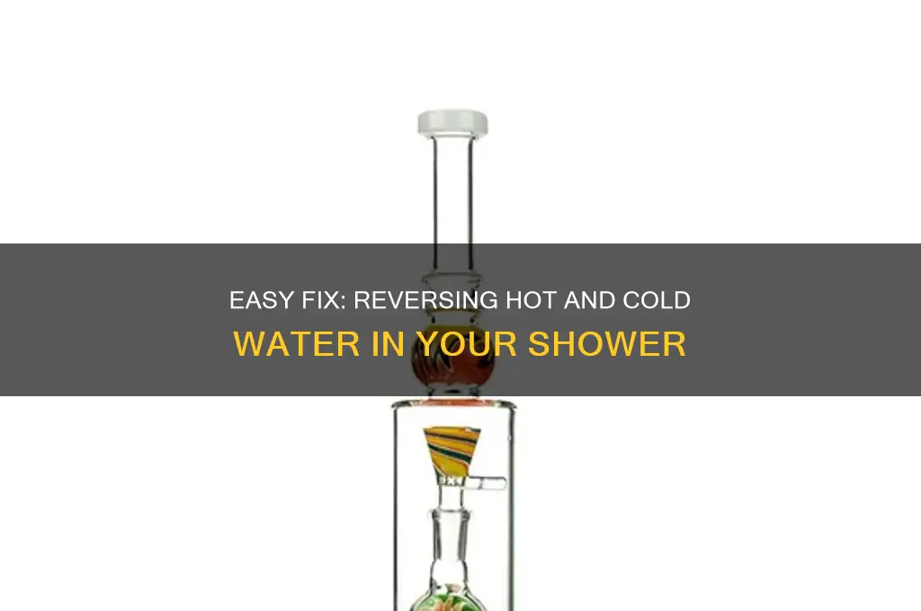how to switch hot and cold water in shower