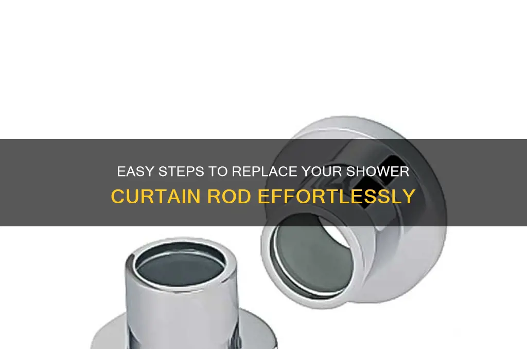 how to switch shower curtain rod