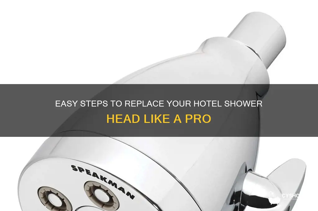 how to switch shower head hotel