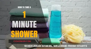 Quick Clean: Master the Art of a 1-Minute Shower