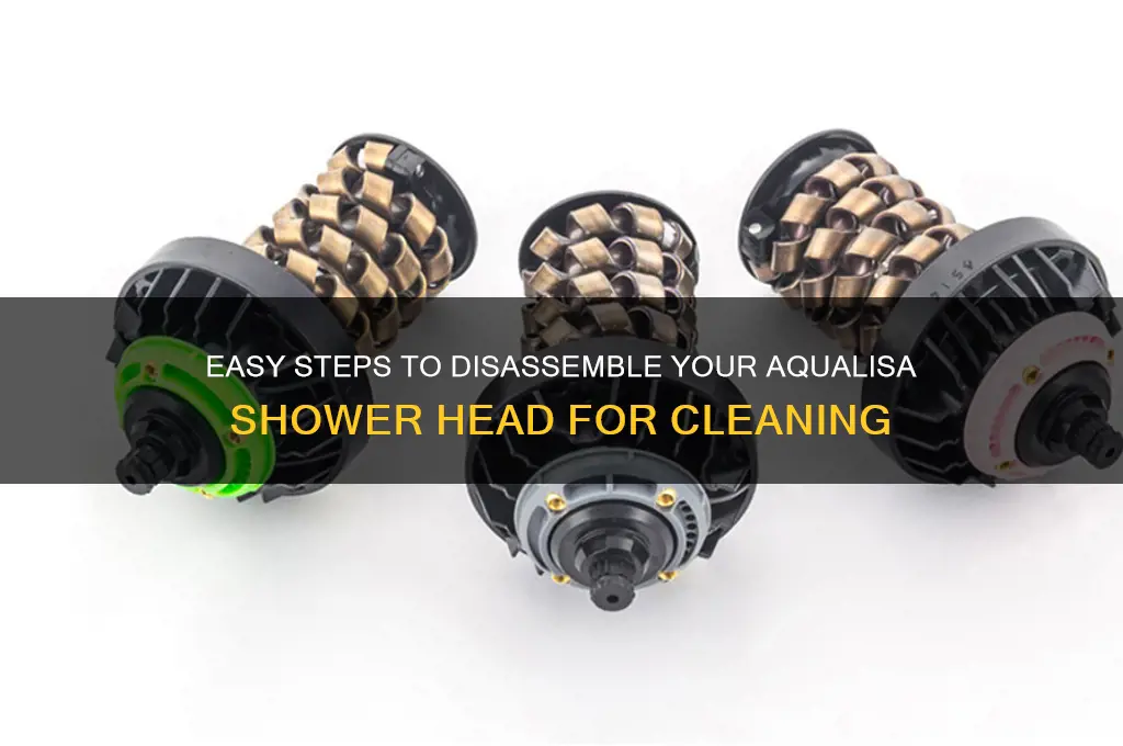 how to take a awuasorce shower head apart
